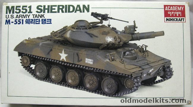 Academy 1/35 M551 Sheridan Tank, TA005 plastic model kit